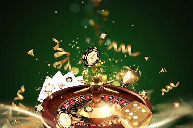 Roulette wheel spinning during live broadcast
